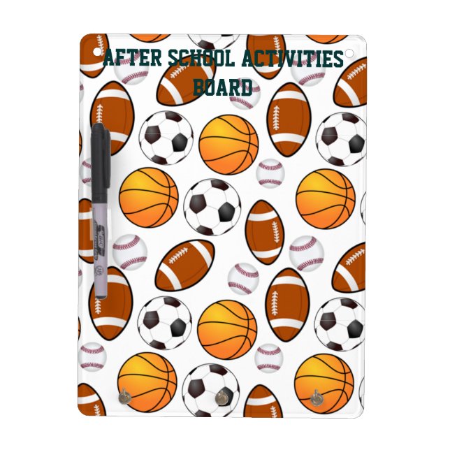 Very Cool Sports Theme Activities Board (Front)