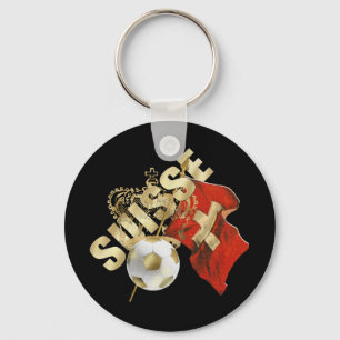 Very Cool Suisse artwork soccer football design Keychain