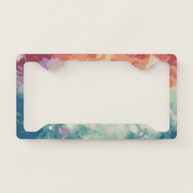 Very Cool Tornado Smoke License Plate Frame (Front)