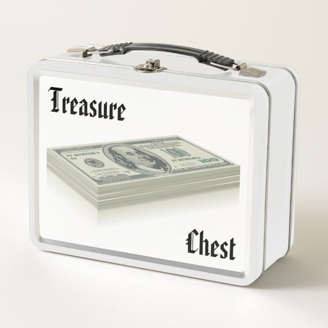 Very Cool "Treasure Chest" Lunch Box (Front)