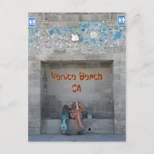 Very Cool Venice Beach Postcard! Postcard