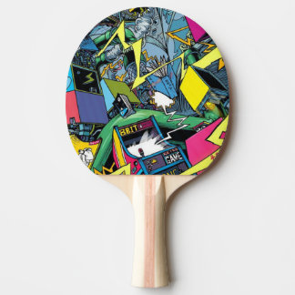 Very Cool Video Game Graffiti Ping Pong Paddle