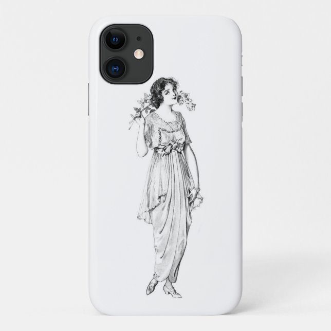 Very Cool Vintage Woman iPhone Case (Back)