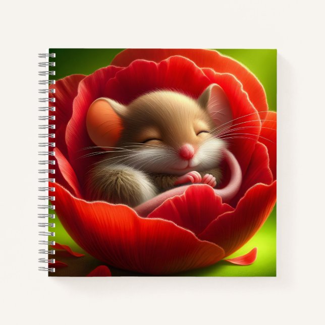 Very Cute Baby Mouse Notebook (Front)