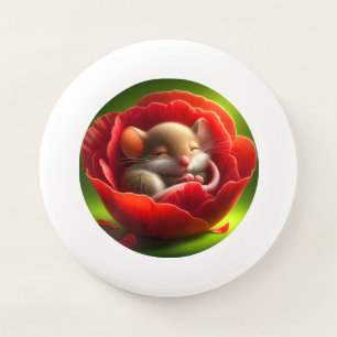Very Cute Baby Mouse Sleeping Wham-O Frisbee