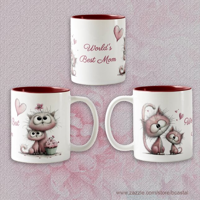 Very Cute Cats Illustrations Mug (Creator Uploaded)