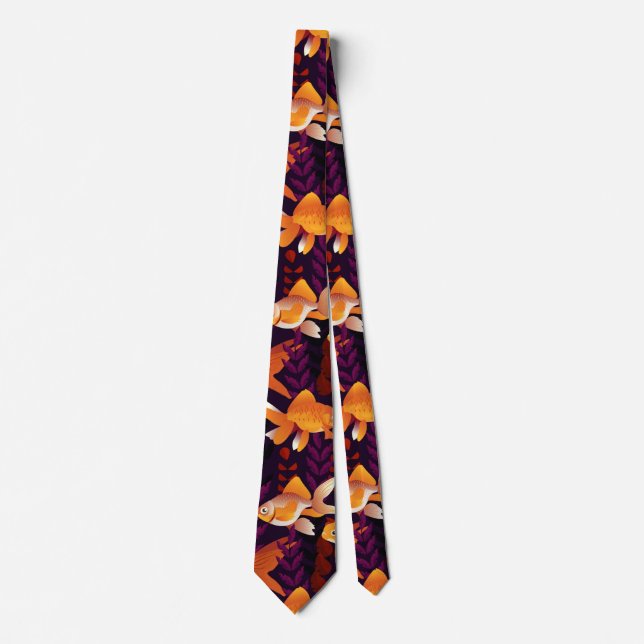 Very Cute Goldfish Neck Tie (Front)
