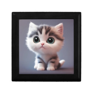 Very cute kitten gift box
