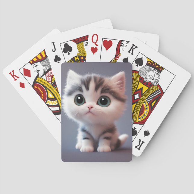Very cute Kitten Poker Cards (Back)