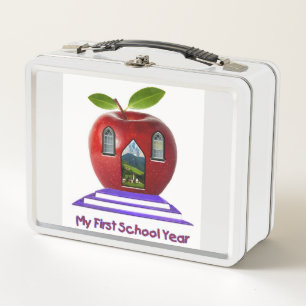 Very Cute My First Year of School Metal Lunch Box