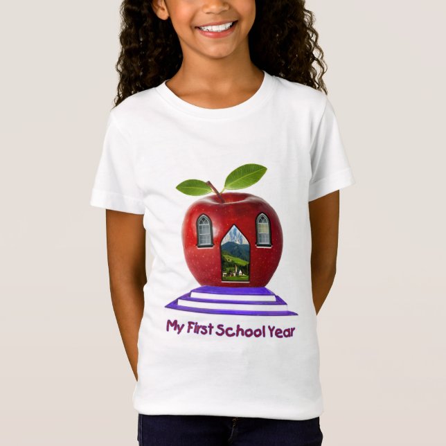 Very Cute My First Year of School T-Shirt (Front)