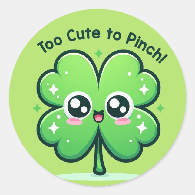 VERY Cute St Patrick's Day Stickers (Front)