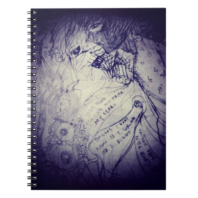 Very dark creature follows me manga anime notebook (Front)