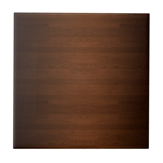 Very Dark Hard Wood Floor Grain Tile (Front)