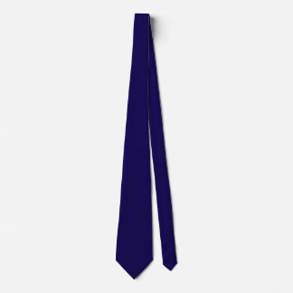 Very deep blue neck tie