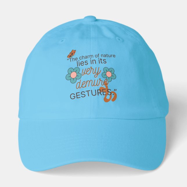 Very Demure Gestures-Gen Z 2026, Yellow Kids Basic Hat (Front)