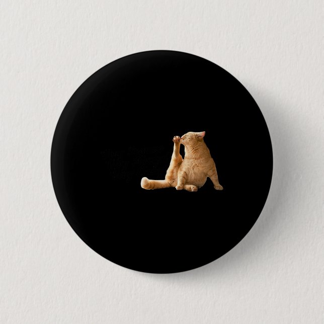Very Demure Mindful Cly Meme Funny Cat  Button (Front)
