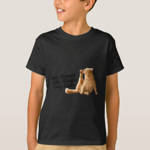 Very Demure Mindful Cly Meme Funny Cat  T-Shirt