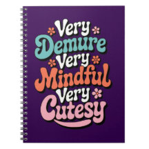 Very Demure Very Mindful Very Cutesy Vibrant Girly
