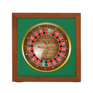 Very Fun Amer Roulette Wheel Image Desk Organizer