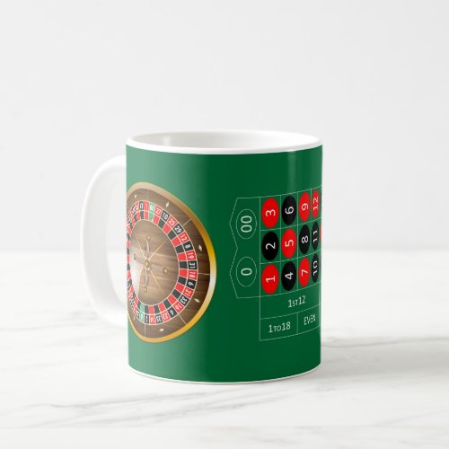 Very Fun American Roulette Table Coffee Cup