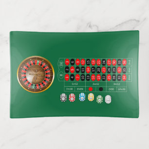 Very Fun American Roulette Table Trinket Tray