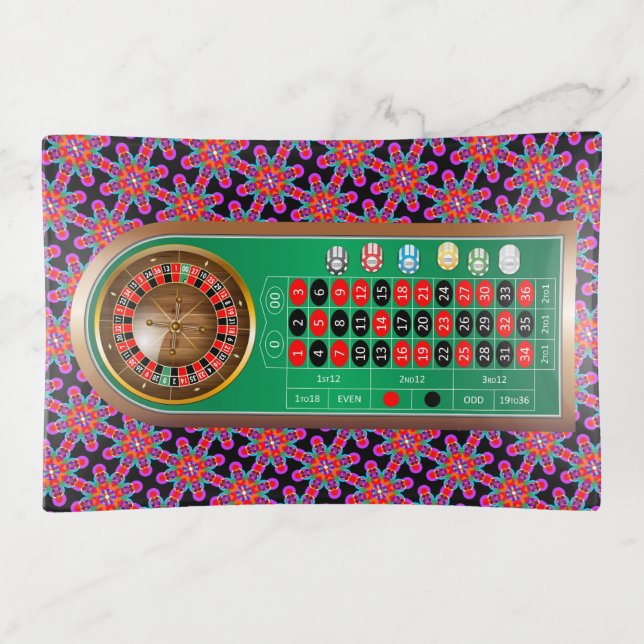 Very Fun American Roulette Table Trinket Tray (Front)