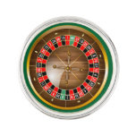 Very Fun American Roulette Wheel Image Lapel Pin at Zazzle