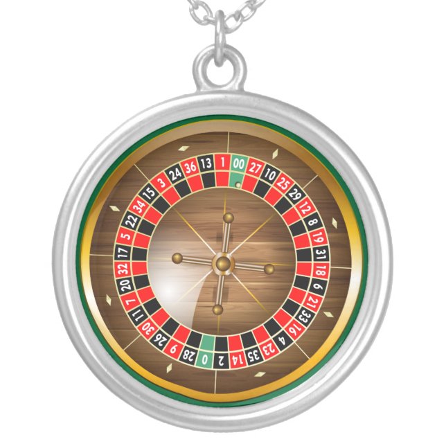 Very Fun American Roulette Wheel Necklace (Front)