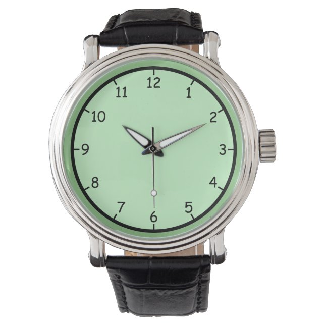 Very Fun and Colorful Green Wrist Watch (Front)