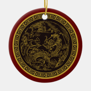 Very Fun Chinese Dragon Christmas Ornament
