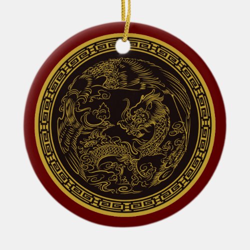 Very Fun Chinese Dragon Christmas Ornament