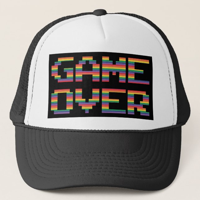 Very Fun Classic Arcade Game Over Hat (Front)
