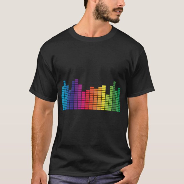 Very Fun Digital Graphic Equalizer T-Shirt (Front)