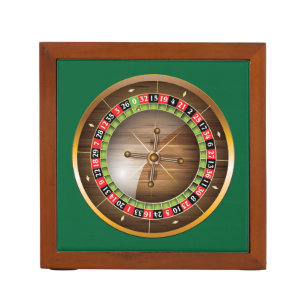 Very Fun Euro Roulette Wheel Image Desk Organizer