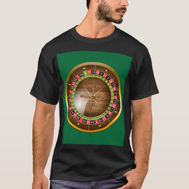 Very Fun European Roulette Wheel T-Shirt (Front)