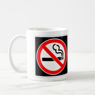 Very Fun NO SMOKING Sign Coffee Mug