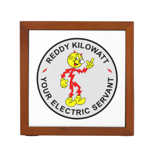 Very Fun Reddy Kilowatt Desk Organizer