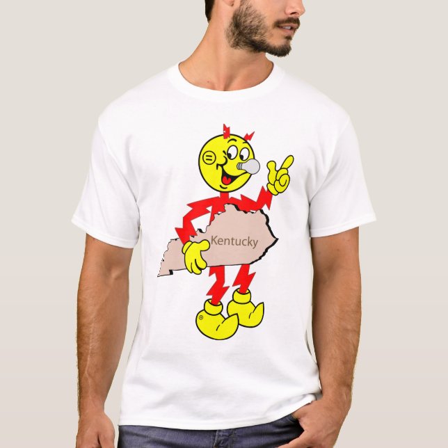 Very Fun Reddy Kilowatt Kentucky T-Shirt (Front)