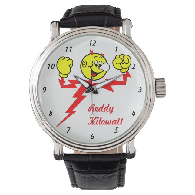 Very Fun Reddy Kilowatt Wrist Watch (Front)