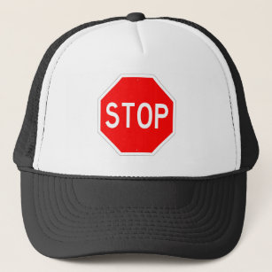 Very Fun STOP Sign Hat