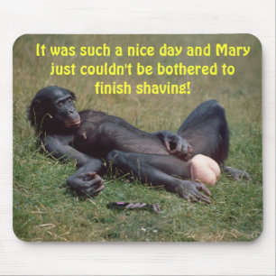 Very Funny Bonobo Ape Mousepad / Mousemat