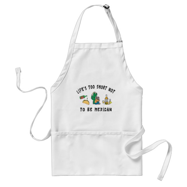 Very Funny Mexican Adult Apron (Front)