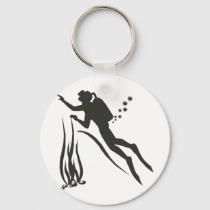 Very Funny SCUBA Diver Keychain