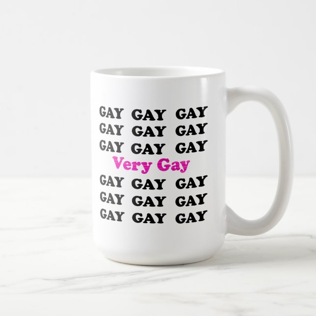 Very Gay Coffee Mug (Right)