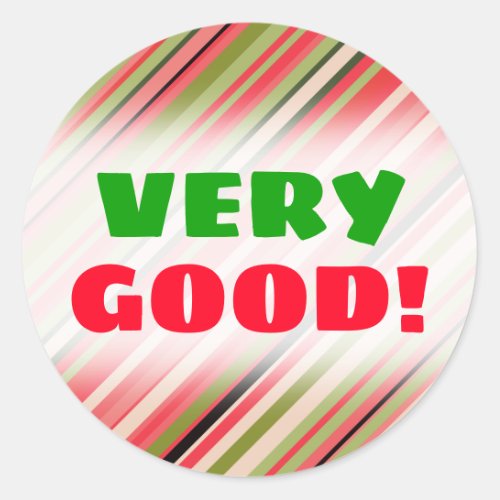 VERY GOOD  Watermelon_Inspired Stripes Sticker