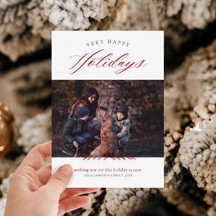 Very Happy Holidays Holiday Card