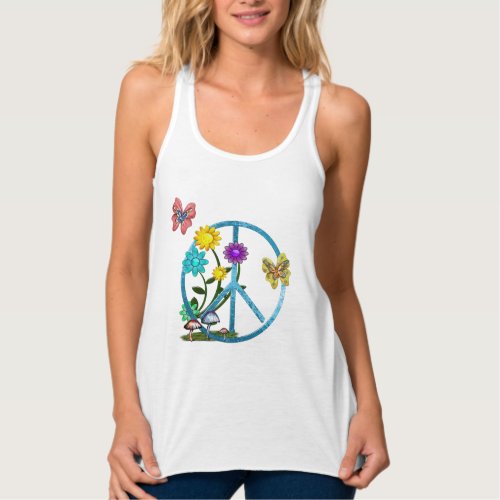 Very Hippy Day Whimsical Fantasy Art Tank Top