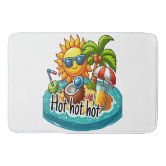 Very Hot season Bath Mat