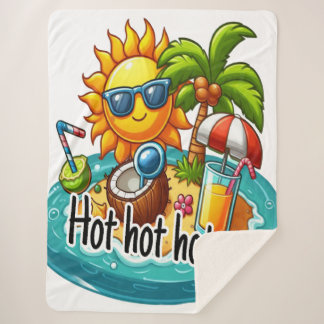 Very Hot season Sherpa Blanket